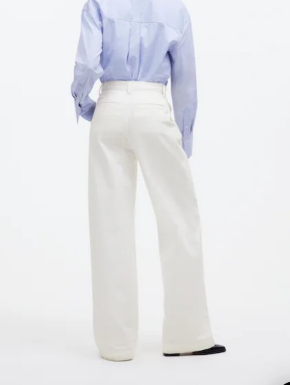 Madewell Harlow Wide Leg Jean Pleated Airy Denim - Picture 2 of 10